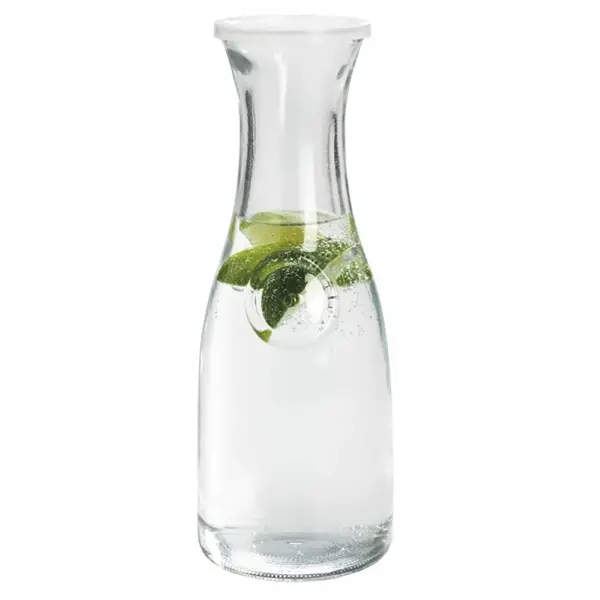 1L POLY CARAFE W/SS CLZ LID