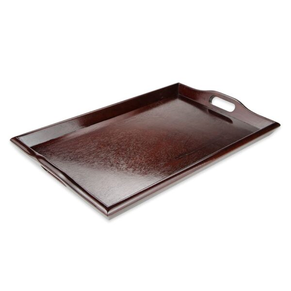 TRAY-ROOM SERVICE 25X16 MAHOGA