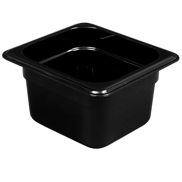 Food Pan 1/6 X 2 Black