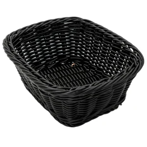 Basket - Black Weave Basket 23x19x9cm - Dishwasher Safe