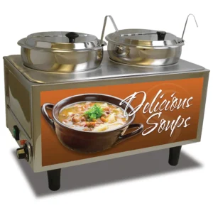 Soup Warmer - Counter Top - Dual Warmer